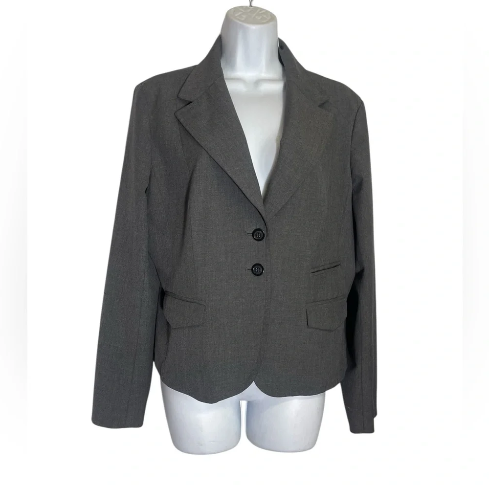 Michael Kors Gray Blazer Tailored Suit Jacket‎